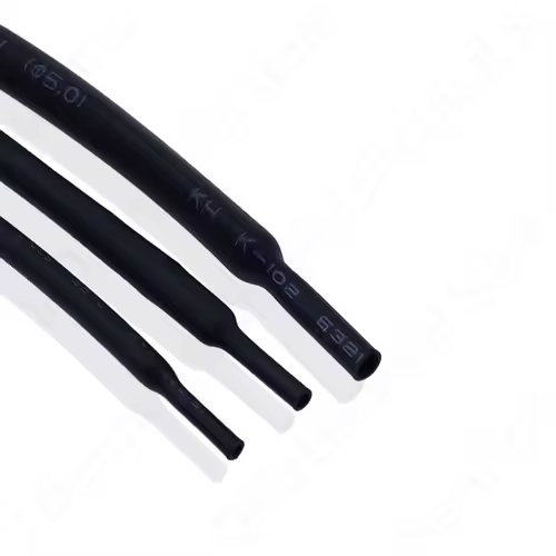 5 /1 METER/LOT BLACK 1mm 1.5mm 2mm 2.5mm 3mm 3.5mm 4mm 5mm 6mm Heat Shrink Tubing Tube - Image 6
