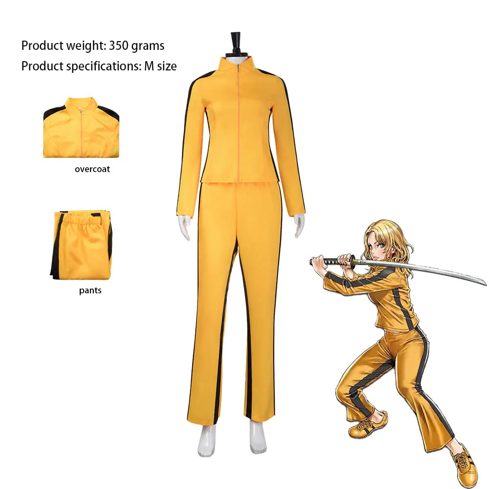 Kill Bill, Cosplay-Kostüm, Braut, weibliche Attentäterin, Cosplay, Halloween-Cosplay, Cosplay-Kostüm