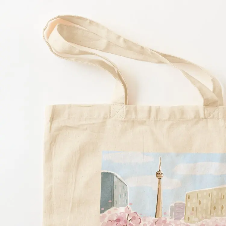 Toronto Landmarks - Trinity Bellwoods Park in Spring Tote Bag tote bag screen Large bags for women sac pour femme