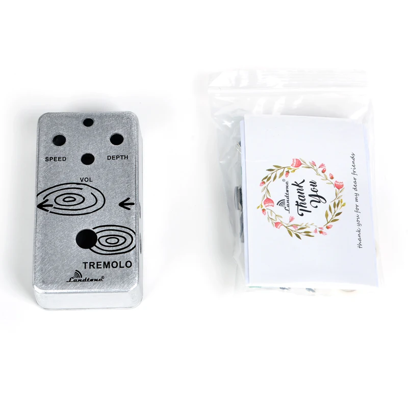 DIY Tremolo Effect Pedal kits With 1590B  Pre-drilled And 9 PIN 3PDT Foot Switch True Bypass