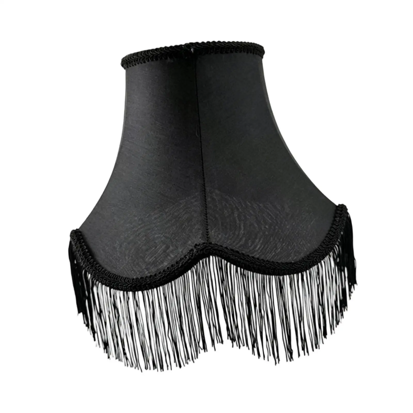 Modern Boho Cloth Lampshade Bell Tassel Pendant Light Shade for Dining Room Cafe Home Ornament