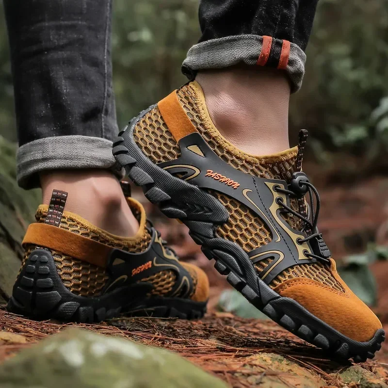 Trampki Fast Zapatos Outdoor Hombre Invierno Outdoor antypoślizgowe buty odporne na zużycie dla mężczyzn buty turystyczne Jogging Trekking