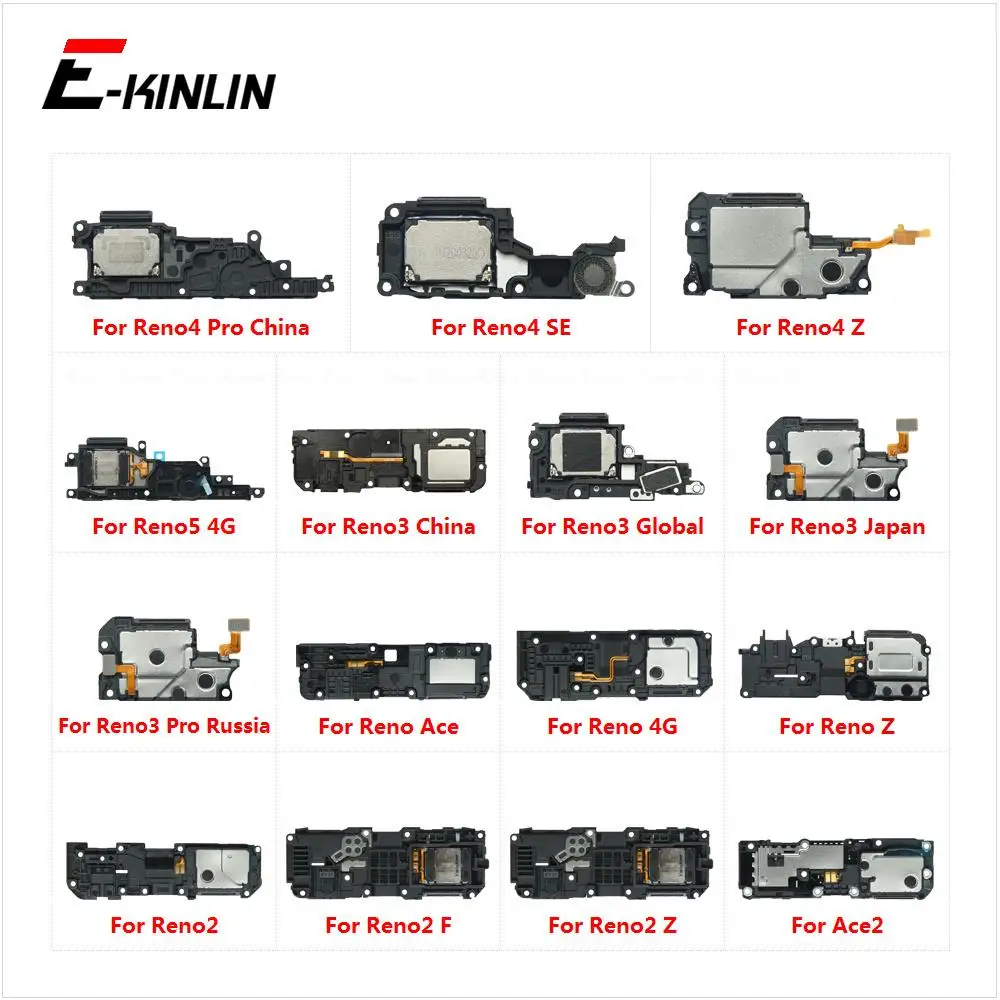 Main Back Buzzer Ringer Loud Speaker Loudspeaker Flex Cable For OPPO Reno5 Reno4 Reno3 Reno2 Pro SE Z F Ace Ace2