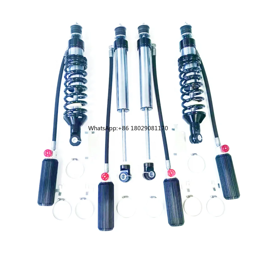 4x4 Off-Road Adjustable Coilover Shock Absorber 12-Stages Compress & 2-Inch Lifting New for LC100