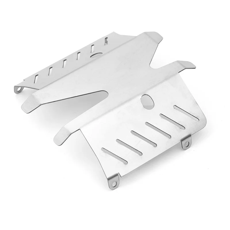 SANQ RC Kit Pelindung Logam Sasis Kartu Pelindung Baja Tahan Karat Peningkatan Mobil RC untuk Aksesori Peningkatan Mobil RC TAMIYA CC02