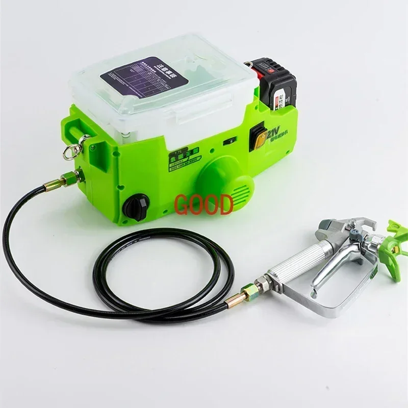 Портативный безвоздушный распылитель с литиевой батареей, ручной рюкзак, профессиональная машина для распыления краски высокого давления, покраска
