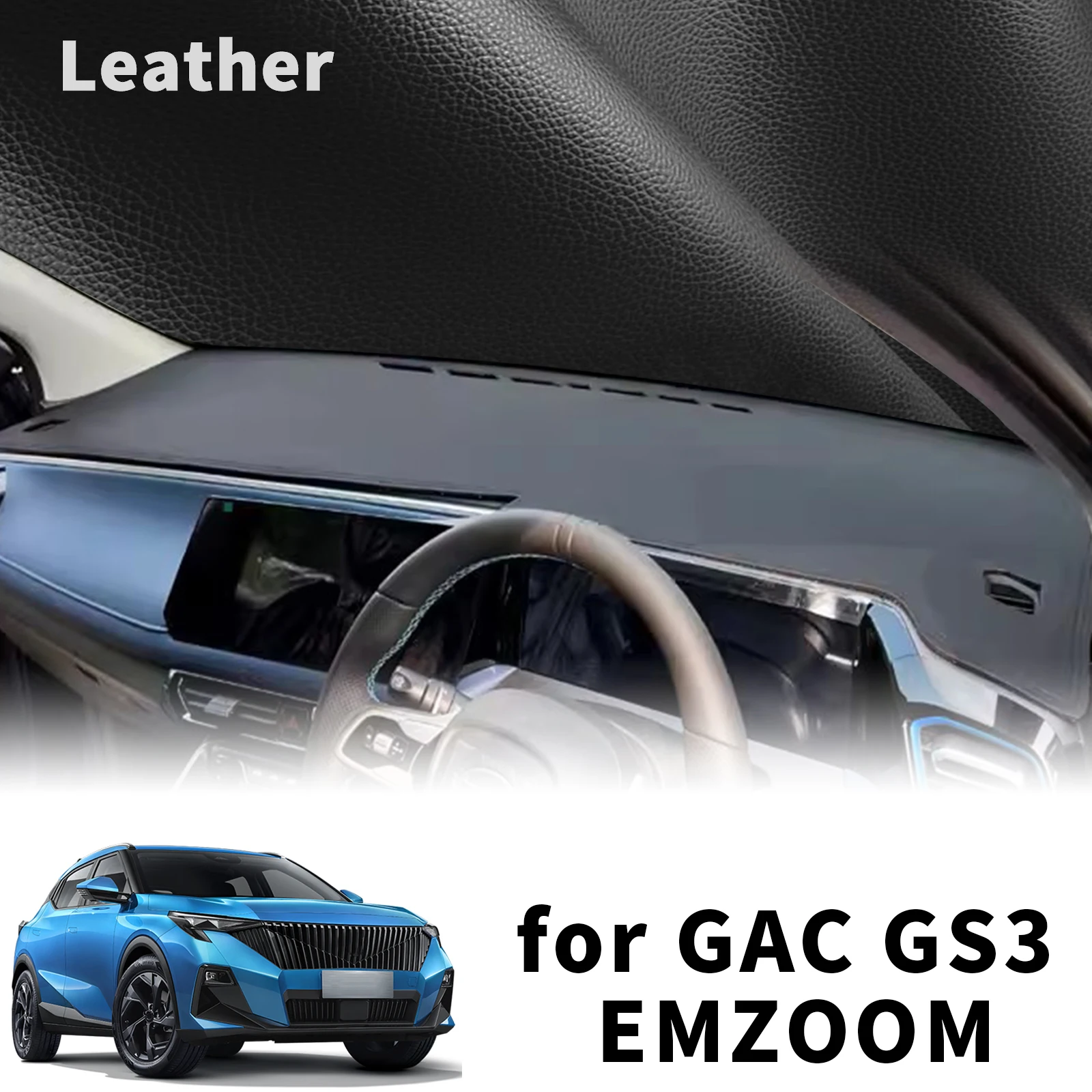 

for GAC GS3 EMZOOM 2023-2025 High Quality Dashboard Cover Dashmat Sunshade Anti‑UV Protector Dash Mat Pad Accessories
