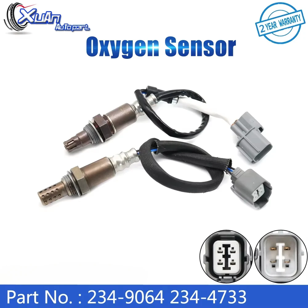 XUAN Car Front Rear Upstream Downstream Air Fuel Ratio Lambda O2 Oxygen Sensor 234-9064 234-4733 For Honda Element 03-11 2.4L