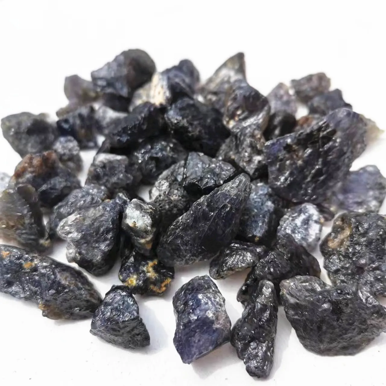 Natural Raw Iolite stones rough Cordierite crystal specimen