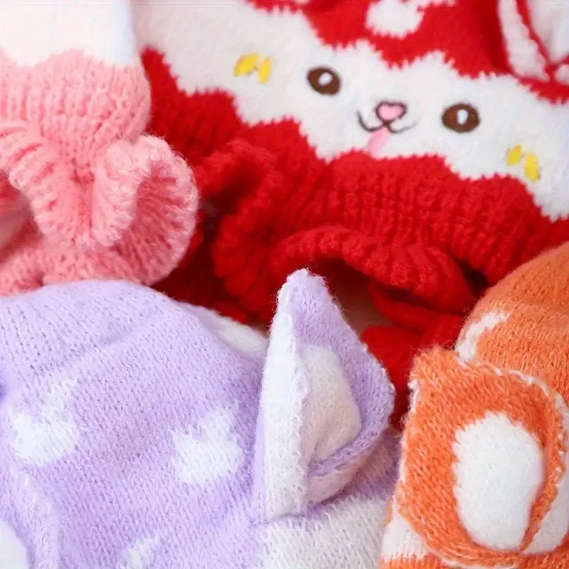 Chapéu de bebê de malha quente macio e aconchegante gorro com proteção de orelha para recém-nascidos da criança meninos e meninas outono inverno ao ar livre wear