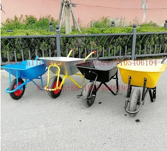 

Handling unicycle agricultural hand push construction site single wheel bucket truck household maximum load 90 kg