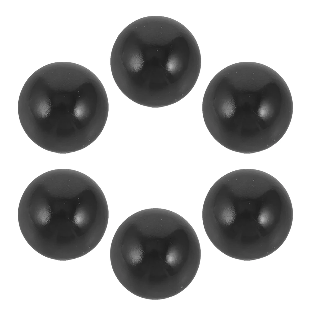 6 قطع من كرات آلة الكرة والدبابيس، قطع غيار بلاستيكية سوداء، مجموعة ألعاب ذاتية الصنع، أجزاء لعبة ألغاز، مجموعة لعب للأطفال