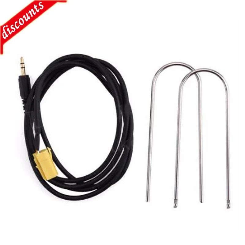 

Car Aux Stereo Audio Line Input 3.5mm for IOS MP3+Removal Tool for For Fiat Grande Punto Alfa 3 Pin