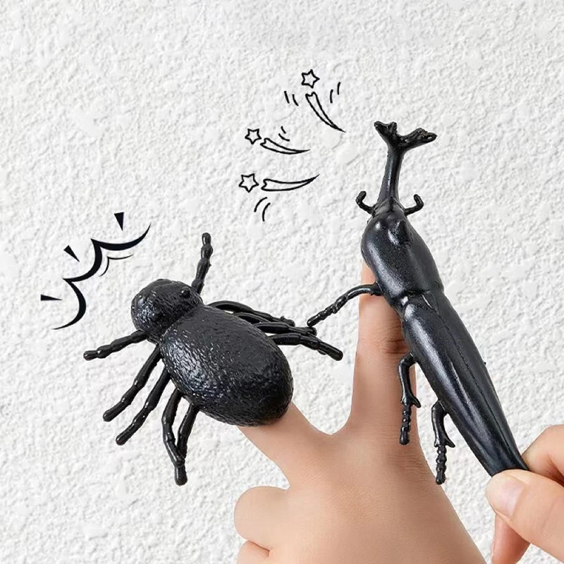 Catapult Launch Insect Fun And Tricky Slingshot Insect Practice Insect Elastic Flying Finger Insect Sticky Decompression Toy