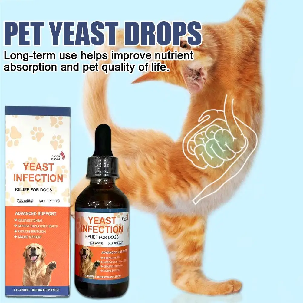 60ML 3Kinds Dog Pet Drops Gentle Care Supplement To Maintain Healthy Coat and Skin for Dogs Herbal Drops PET CARE image 5