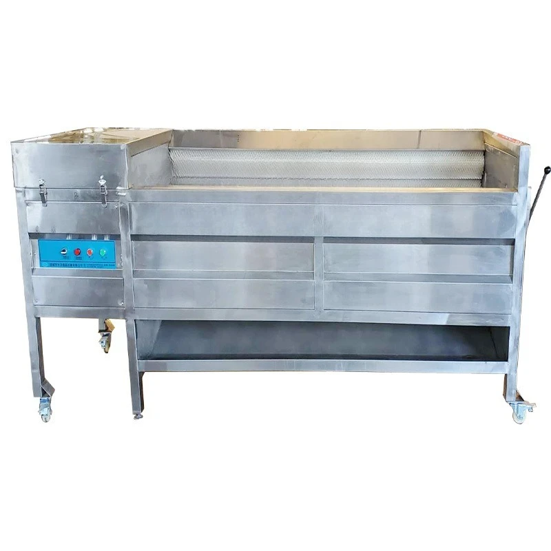 

Brush cleaning and peeling machine Stainless steel material Sweet potato taro washing mud peeling machine