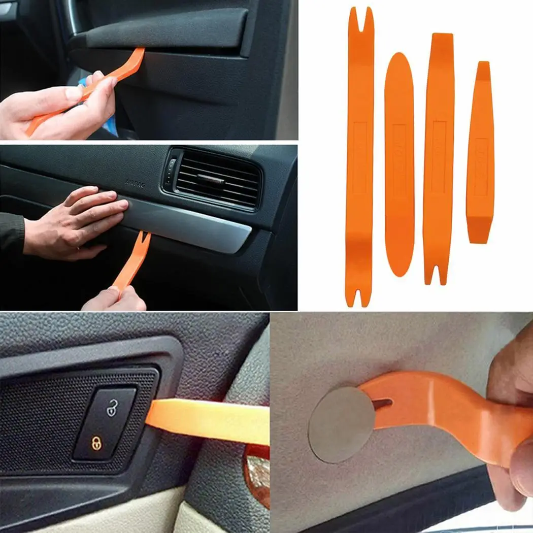 4pcs/set Car Removal Instal Tool Accessories For Audi A4 A3 A6 C6 B7 B8 B5 Q5 Seat Leon Ibiza Skoda Fabia Yeti Superb