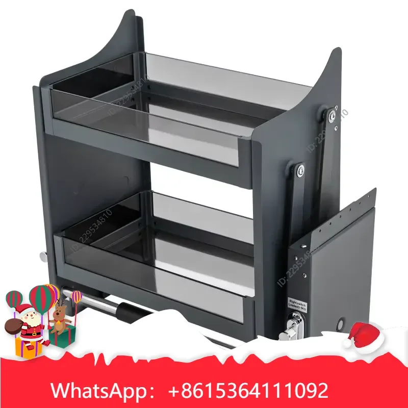 de alta calidad for Pull-out Sliding Shelf Cabinet 2-layer Pull-down Shelf Compatible For Model，1pc