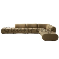 Armrest Large Living Room Sofas European Brown Double Puffs Compressed Sofas Recliner Nordic Couch Wohnzimmer Home Furniture