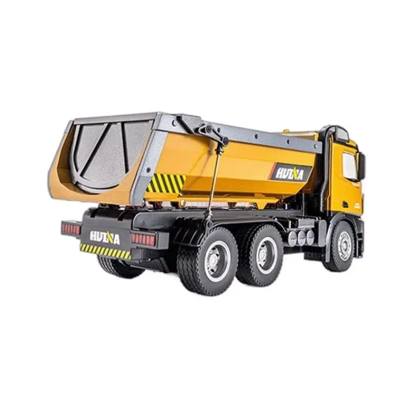 HuiNa 573 Hochleistungs-RC-Technik-Spielzeug-LKW, Legierungs-Muldenkipper, großes Fracht-Simulationsspielmodell für Jungen