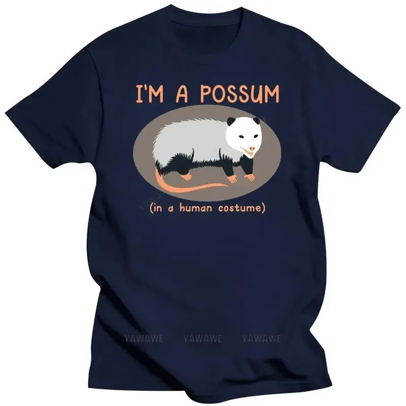 Brand tshirt Men's cotton tee shirts Men'S Possum Costume Funny Opossum Halloween T-Shirt Size M-3Xl Basic Models Tee Shirt