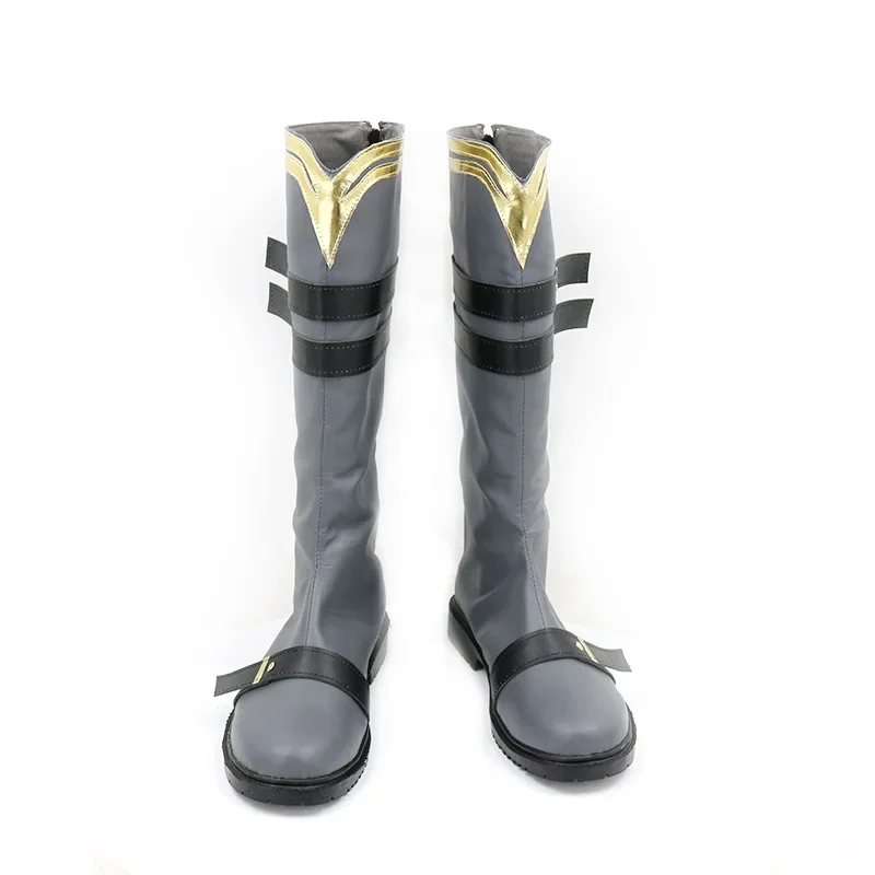 Gioco Pretty Derby Symboli Kris S Scarpe Cosplay Scarpe in pelle PU Stivali di carnevale di Halloween Prop su misura