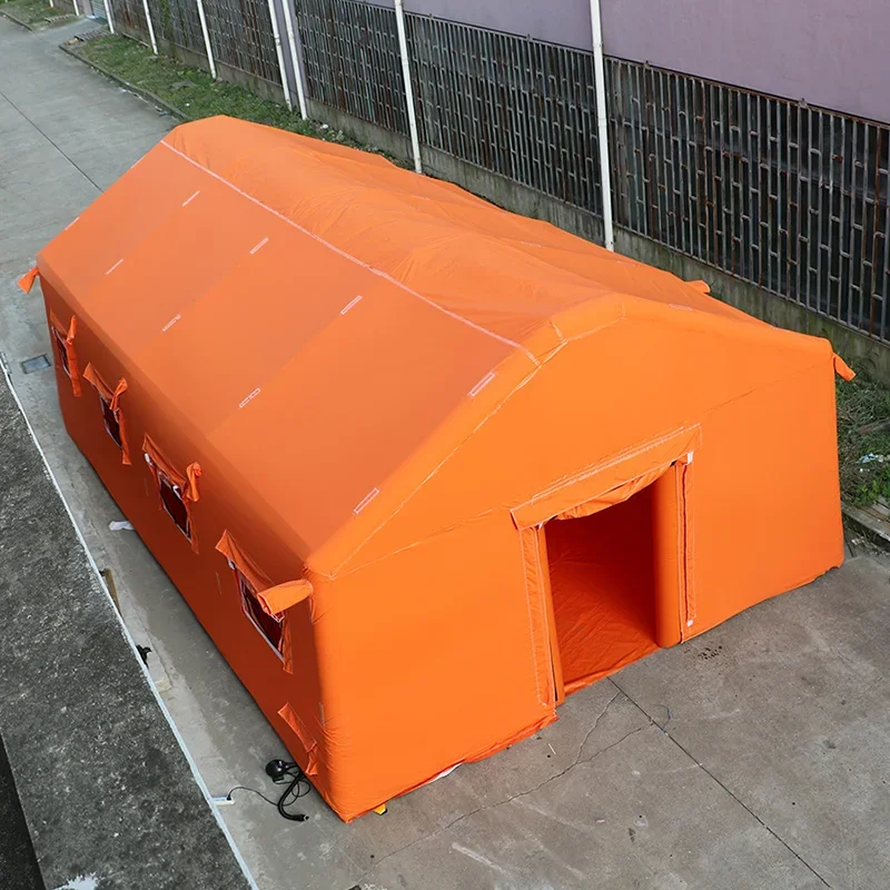 Inflatable camping tent  outdoor event trade show  glamping roof tent