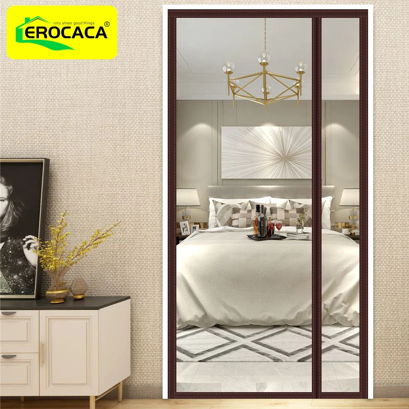 

EROCACA Magnetic Screen Door Curtain Anti-Mosquito Net Fly Insect Screen Mesh Automatic Closing Custom Size Easy Installation