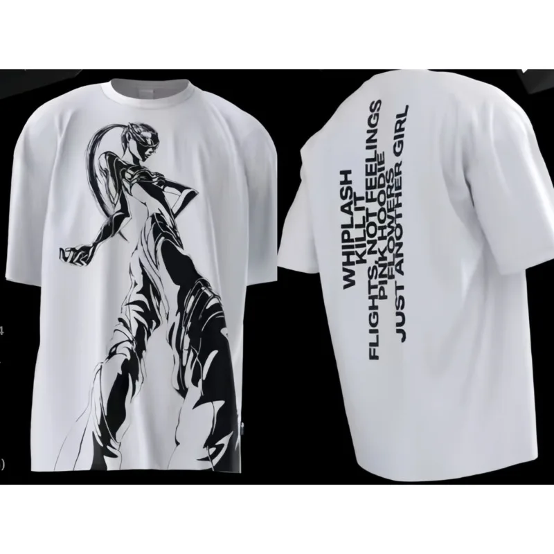 KPOP Aespa Whiplash Limited Edition T Shirt Short Sleeve Cotton