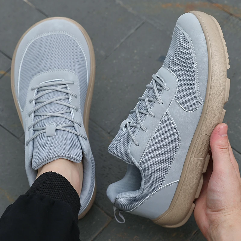 Unisex-Barfußschuhe mit breiter Zehenpartie, atmungsaktive Mesh-Wanderschuhe, lässige Sneaker im Street-Style, minimalistische Laufschuhe für den täglichen Gebrauch – Detail 3