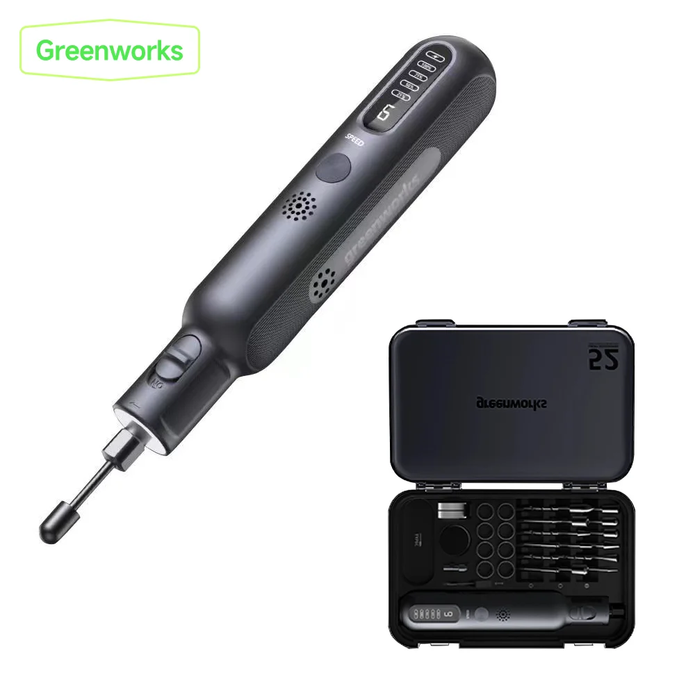 Greenworks USB Chargering Mini Grinder Cordless 80W 52pcs Grinder Rotary Tools for Grinding Cutting Wood Carving and Sanding 8V