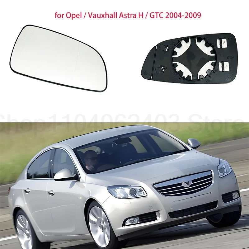 for Opel/Vauxhall Astra H/GTC 04-09 Rear view mirror mirror surface glass heating automotive accessories