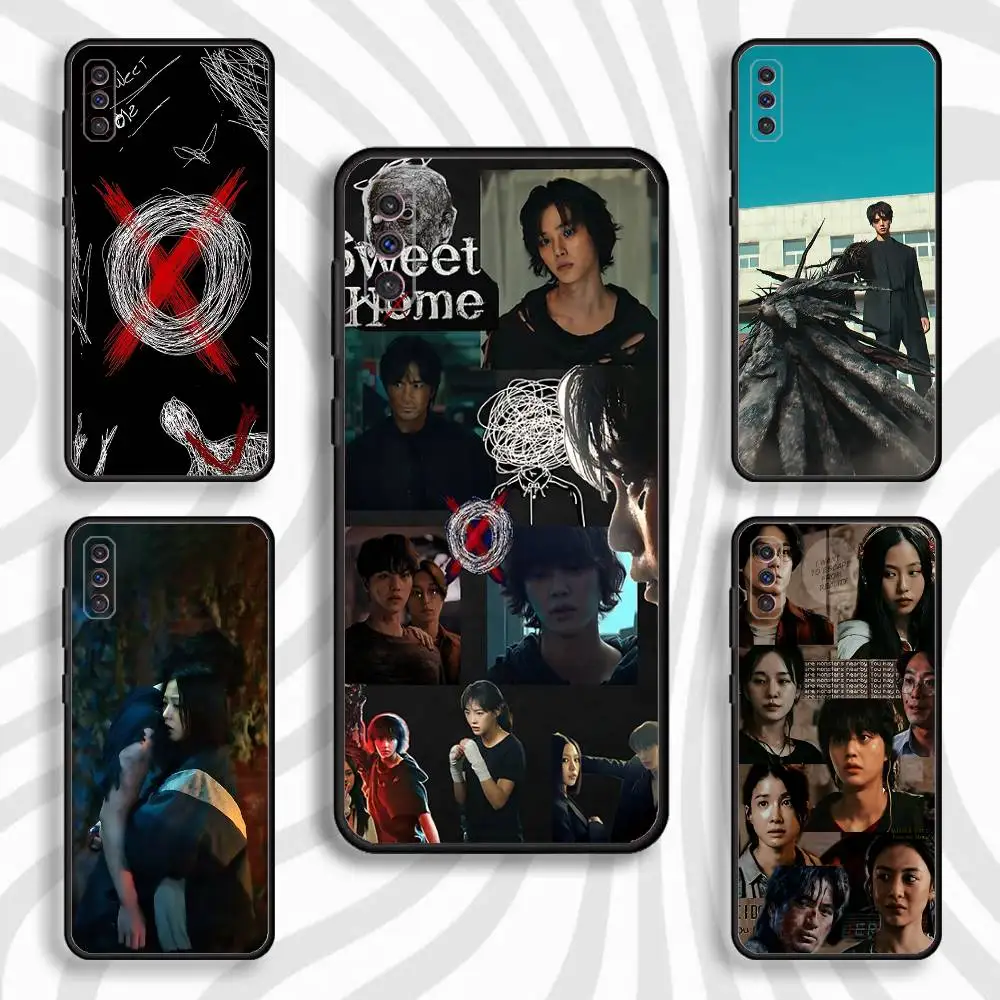 

S-Sweet H-Home Korea TV Phone Case For Samsung S 25,24,23,22,30,21,10,9,Ultra,Plus,Lite,FE,4,5 G Black Soft Case
