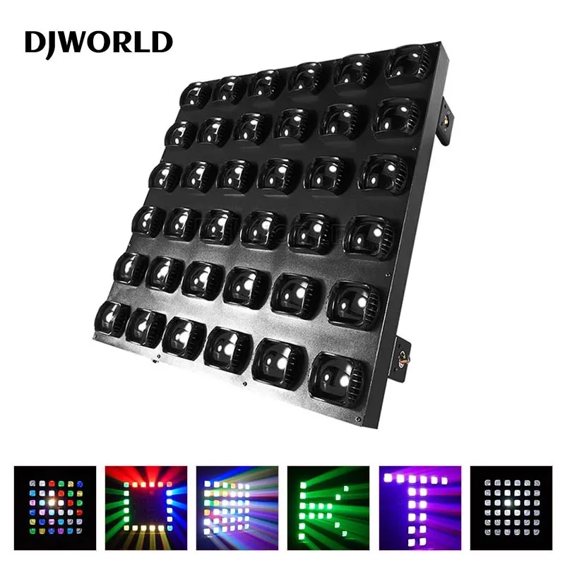 

LED 36x10W RGBW 4in1 Blinder Matrix Beam LightSDMX512 Stage Effect Lighting For DJ Disco Party Dance Clubs Bar Wedding