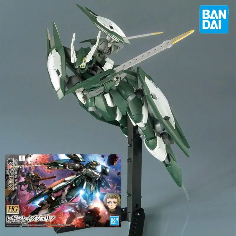 

Оригинальный конструктор Bandai Gundam Model Kit IBO HG 1/144 Reginlaze Julia, коллекционная фигурка из аниме, модель для сборки, игрушка, подарок