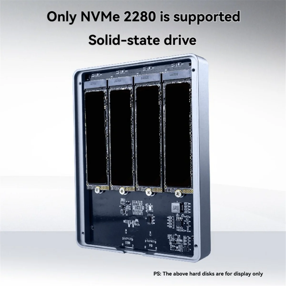 �y�Z�[�����zL68A 4�f�B�X�NM.2 NVMe SSD�G���N���[�W���A��p�t�@���t���A10Gbps USB 3.2 Gen 2 - NVMe M.2 M-Key SSD�P�[�X�i2280 NVMe SSD�Ή��A�č��v���O�j