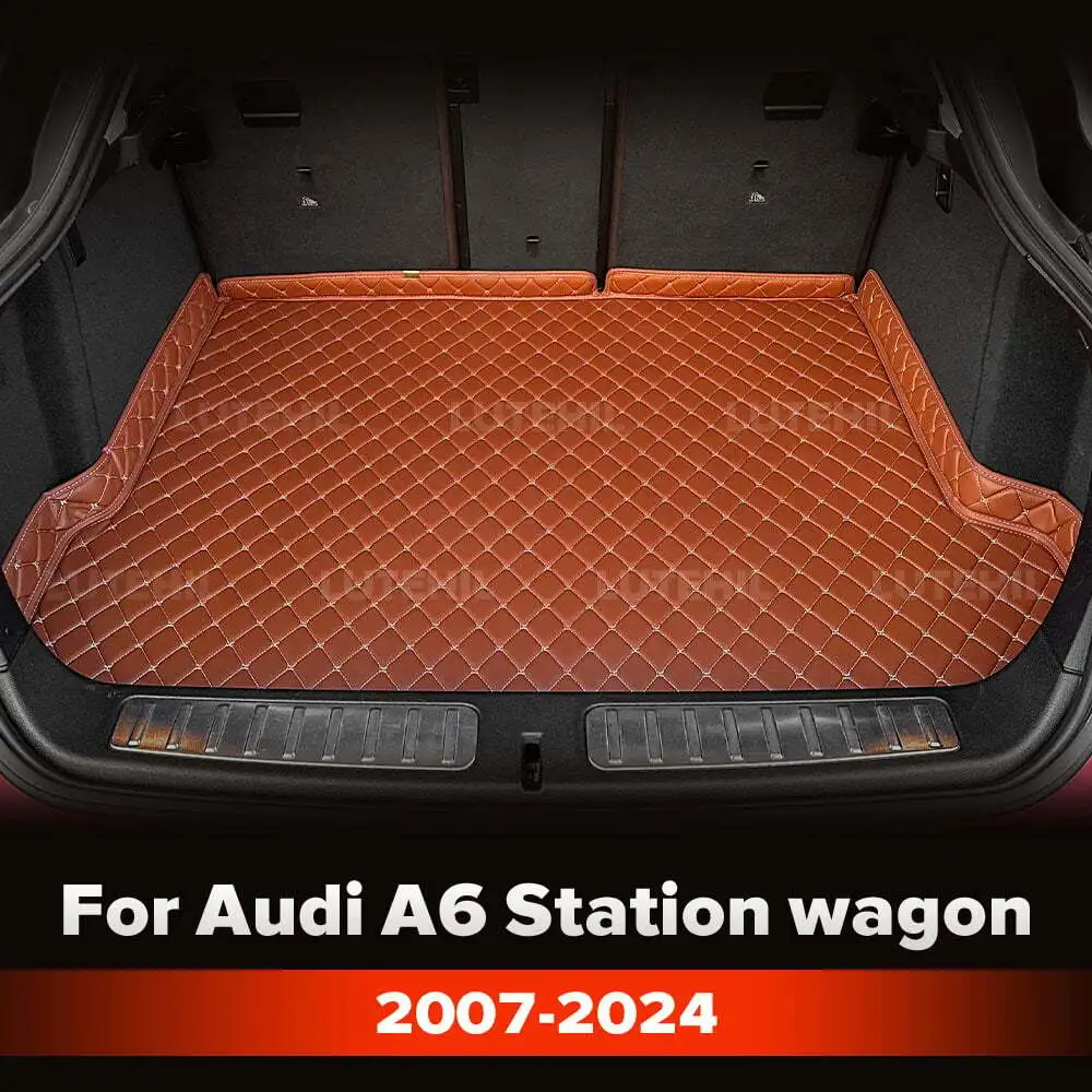 

For Audi A6 Station wagon 2007-2024 Custom Car Trunk Mat Anti-dirty Pad Protective Pad Cargo Liner Auto Interior Accessories