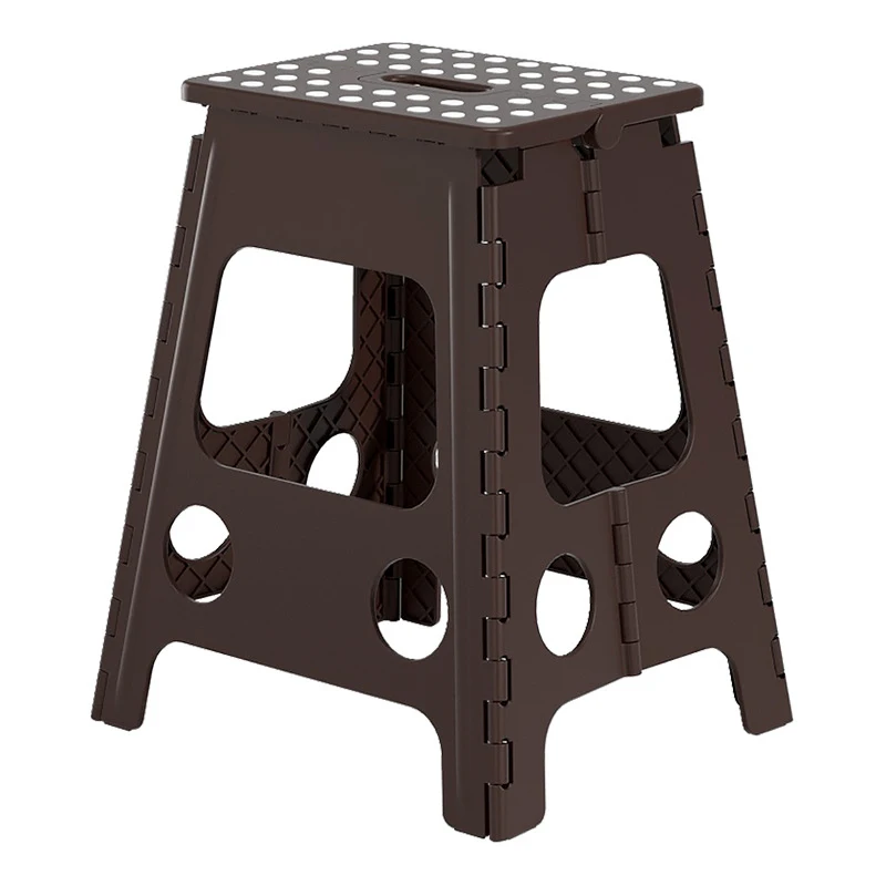 Foldable Step Stool Thicken Plastic Foldable Step Stool-Compact Plastic Portable Step Stool