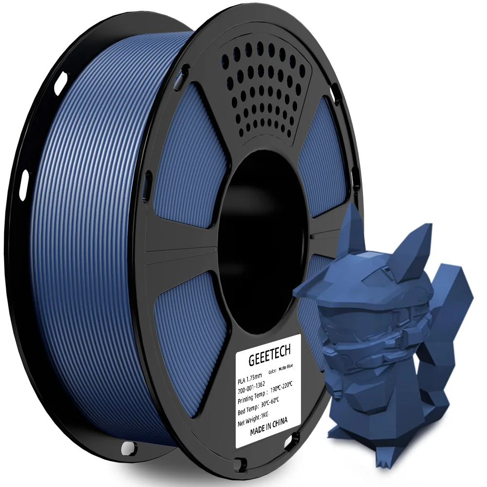 Geeetech US East Warehouse Matte PLA 3D Printing Filament 1.75mm 10 Rolls