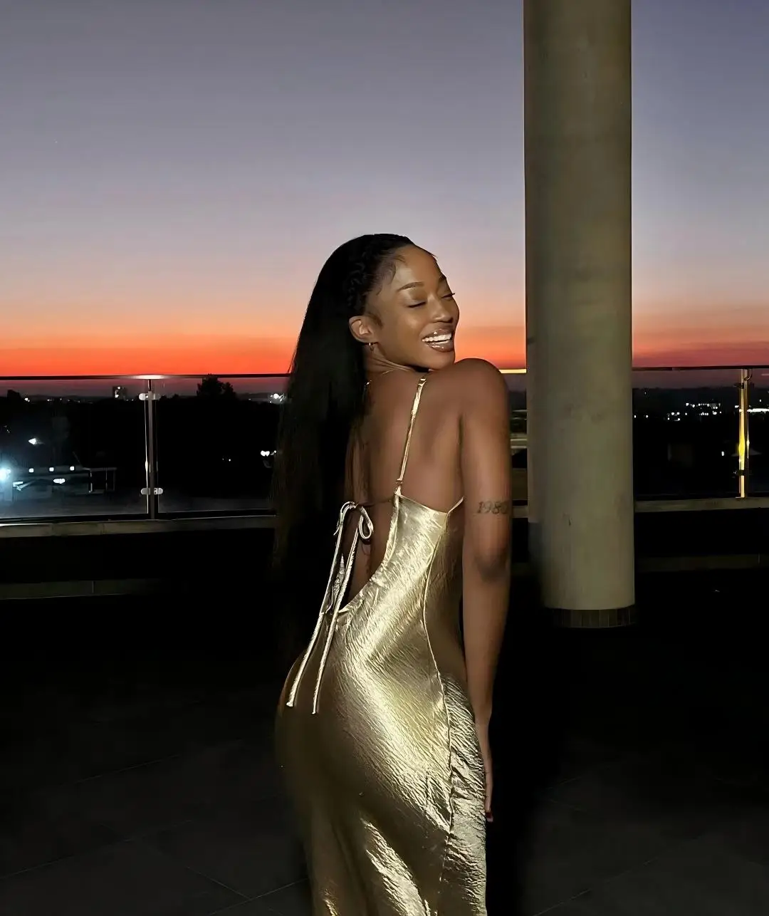 AKYZO Sexy Spaghetti Strap Backless Summer Dress Women Gold Satin Lace Up Long Dress Elegant Bodycon Party Club Dresses