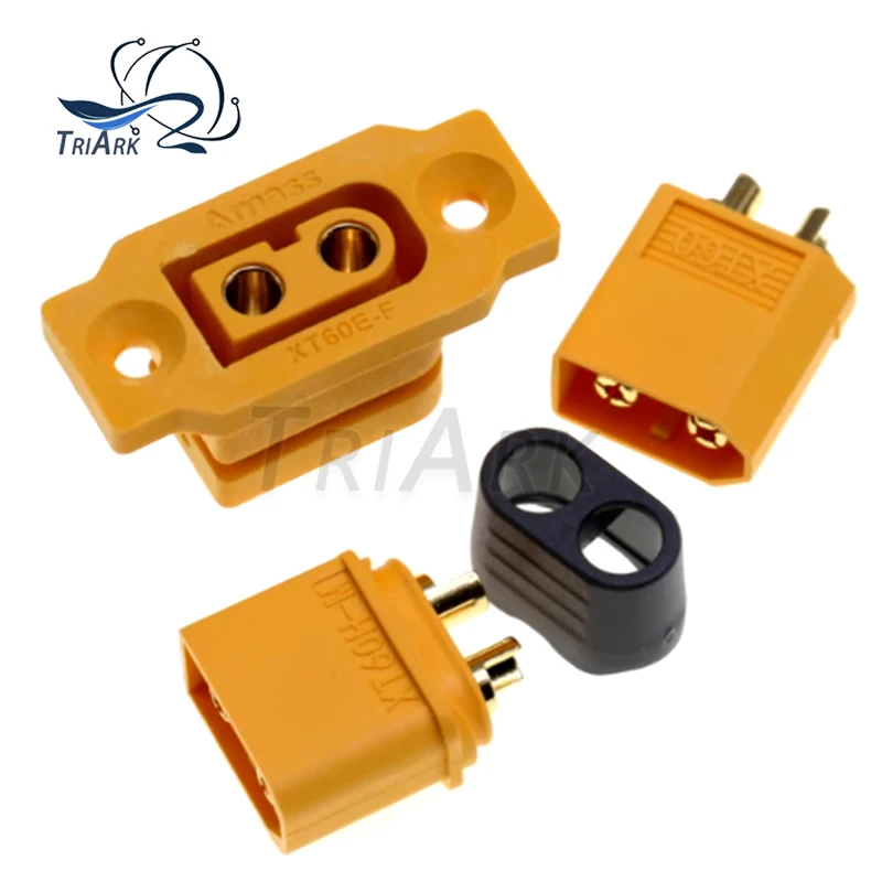 2/5/10PCS XT60E-F XT60H-M sheath Male Female Plug Bullet Connector Plug Adapter For RC FPV Lipo Battery Connector