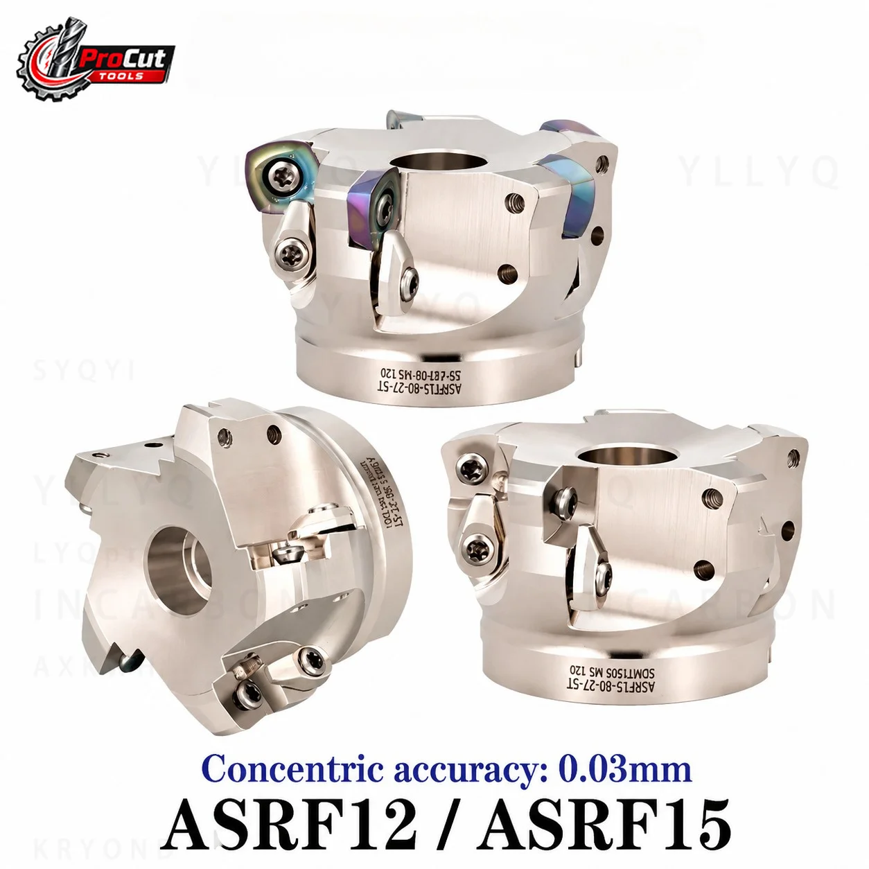 ASR ASRF12 ASRF15 Cutter Head 50/63/80, SDMT1205 SDMT1505 Carbide Insert, FMB22 FMB Tool Holder for CNC Milling