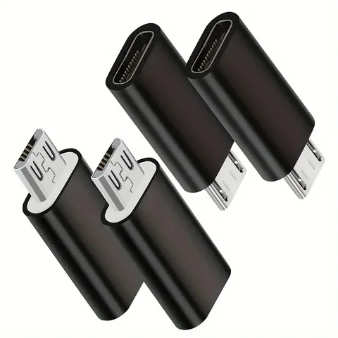 USB C/Micro To Micro/USB-C  Adapter Type-C Female Converters, Charging And Data Sync for Galaxy S7 And More Micro Port Devices