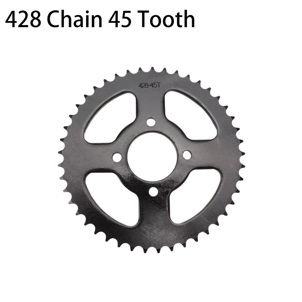 

428 Chain 45 Tooth Sprocket for Coleman AT125-EX & AT125-UT ATV Rear Sprocket for Mini Bike ATV UTV Quad Motorcycle Go Kart Part