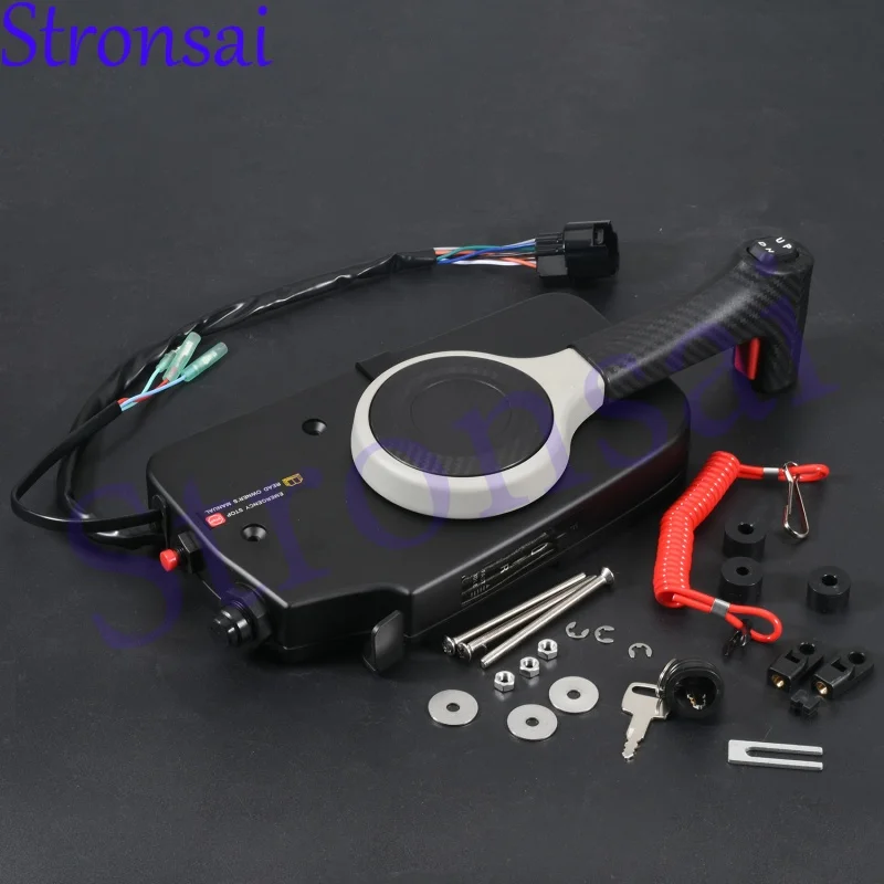 

Remote Control Box 67200-93J50 For Suzuki Outboard Engine 4 stroke BF9.9-BF250 Boat Motor Single Handle High quality accessories