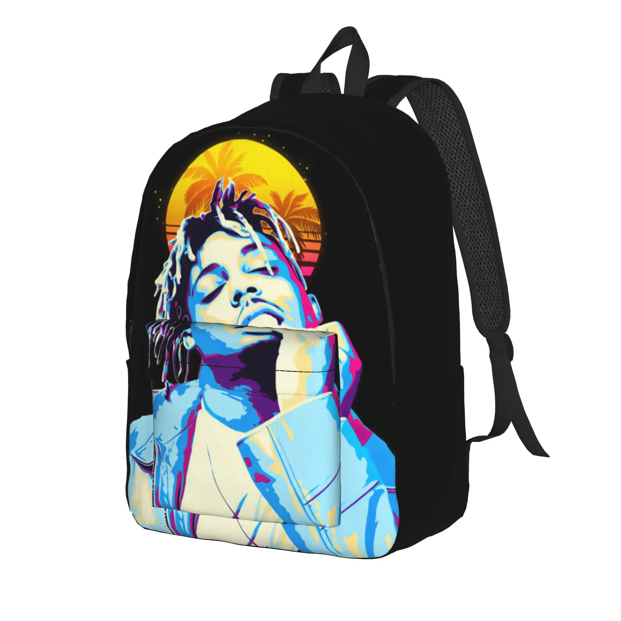 love Juices Wrlds Backpack  Novelty Backpacks Male University Big School Bags Custom Rucksack