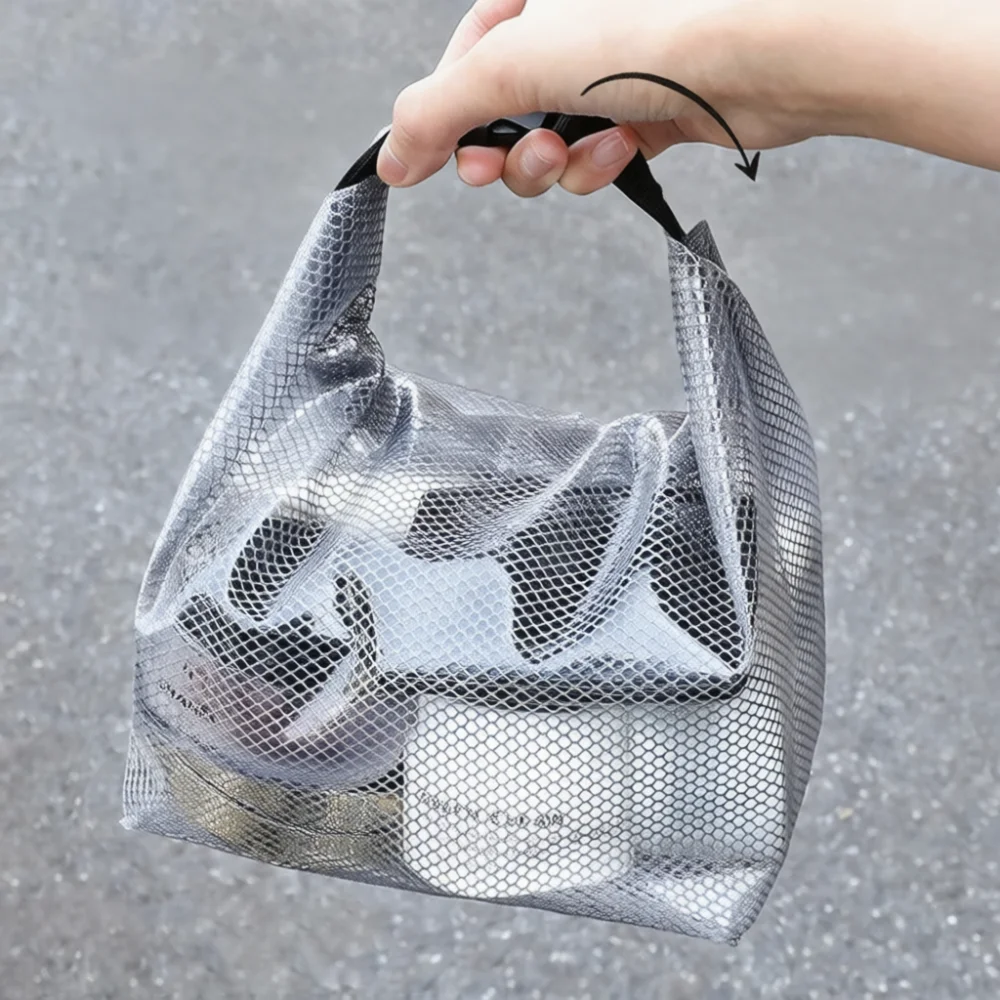 Waterproof Toiletry Pouch Large Travel Organizer Bag Portable For Swimming Fitness Shower Outdoor Storage Accessory