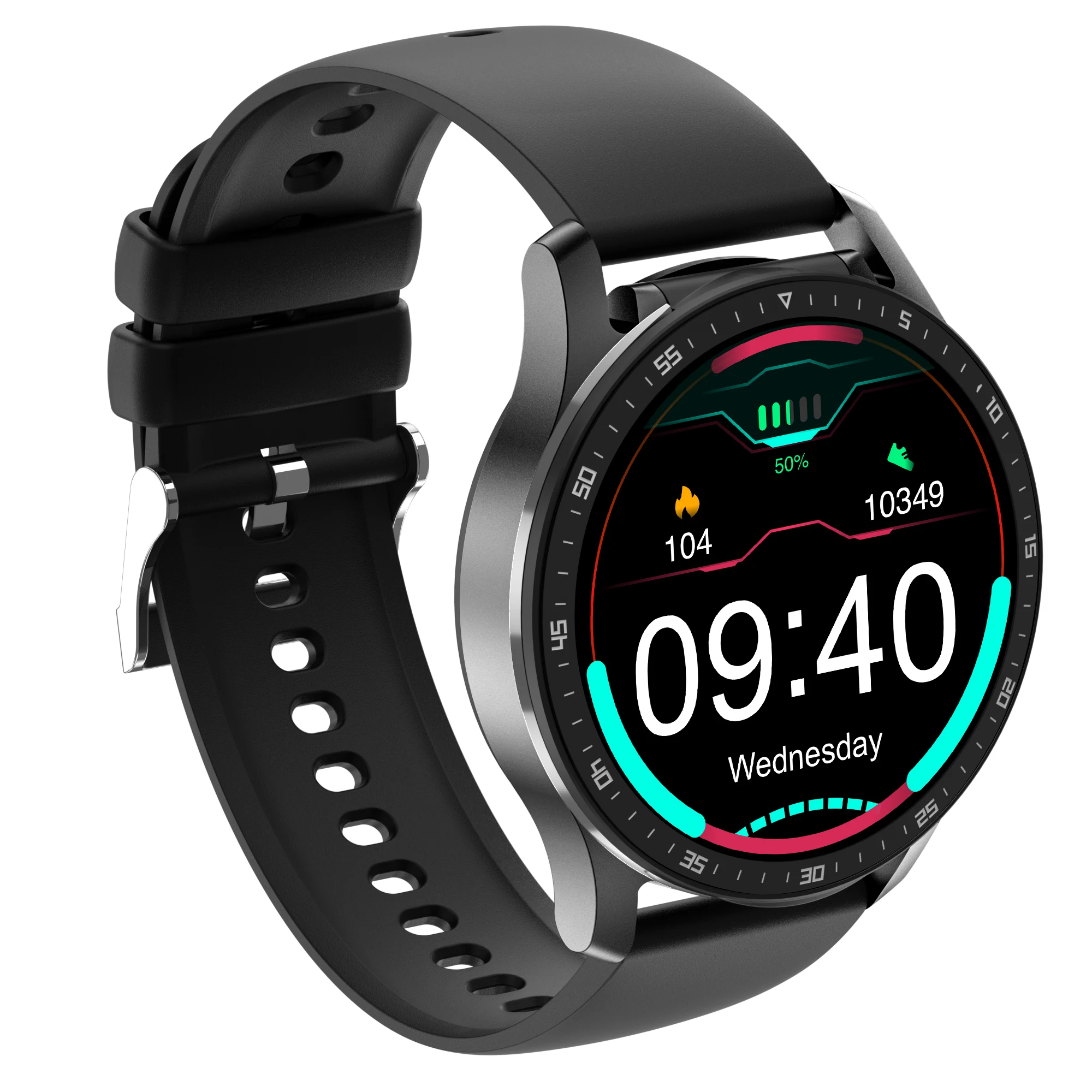 Heart Rate Tracker Smart Watch 2021 Blood Pressure Oxygen Sports  Smar Twatch Android IOS Mobile Waterproof Case