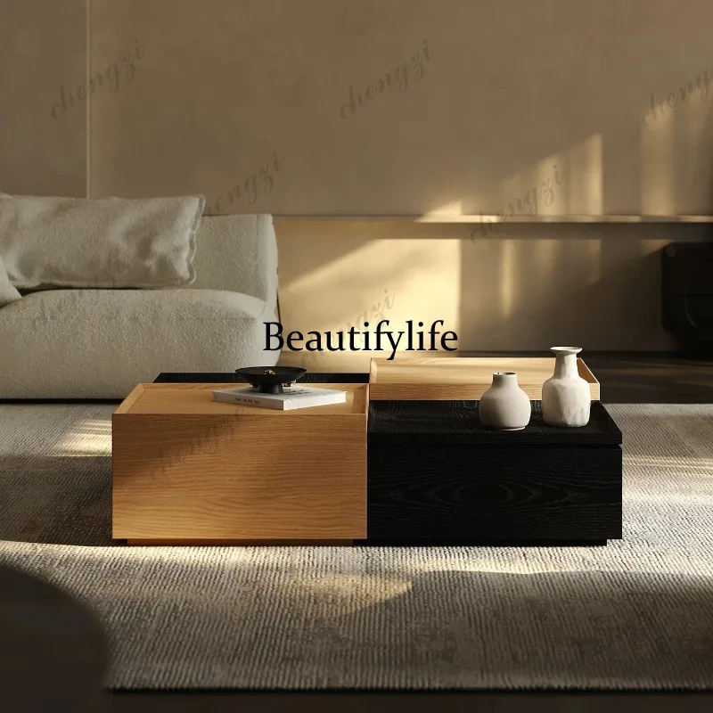 A73 medieval style free splicing coffee table combination creative high-end large flat floor living room home coffee table