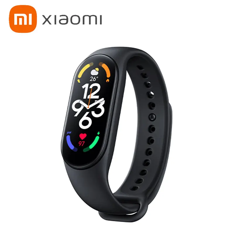 

Xiaomi Mi Band 7 Stretch Black Standard Men andWomen Edition Sports and Leisure Watch Waterproof Function Long Endurance